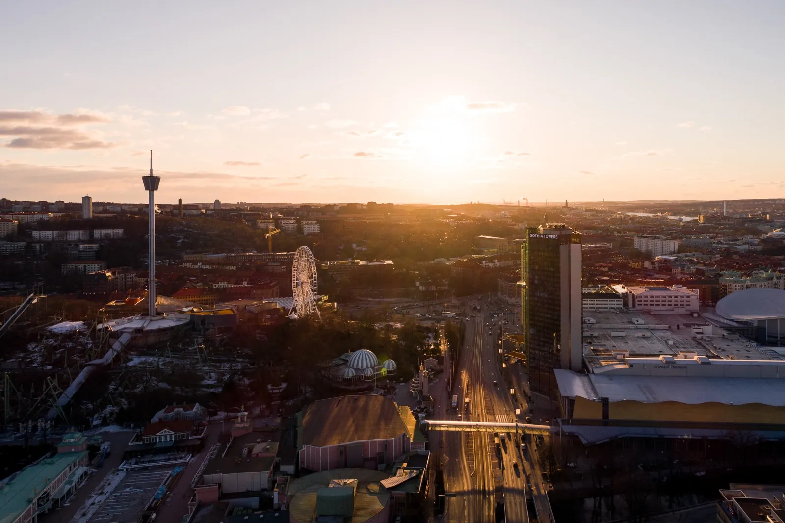 Drönarfoto Loft 46 Borås I Almeräng Fotografi