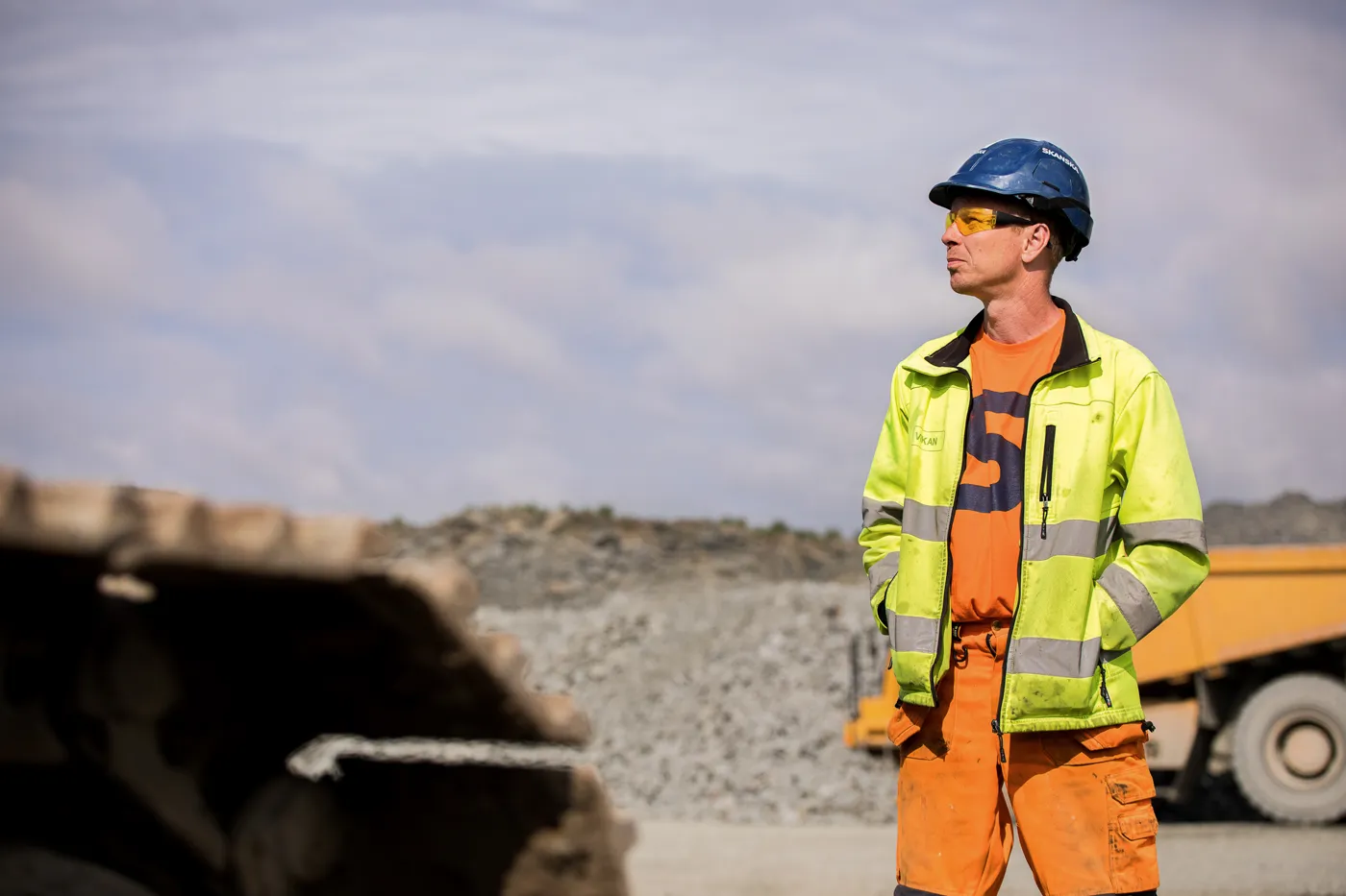 Arbetare på Skanska - Vikan Kross i Göteborg