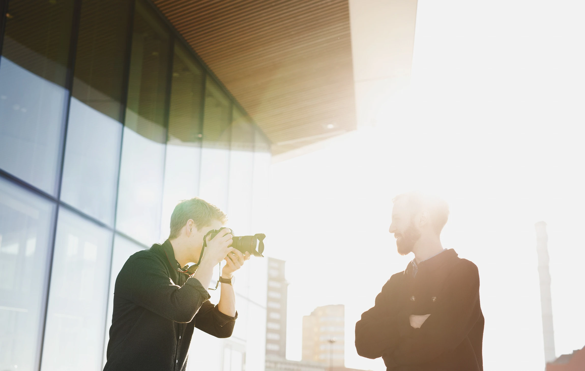 Företagsporträtt i miljö vid Stenpiren i Göteborg - Almeräng Fotografi