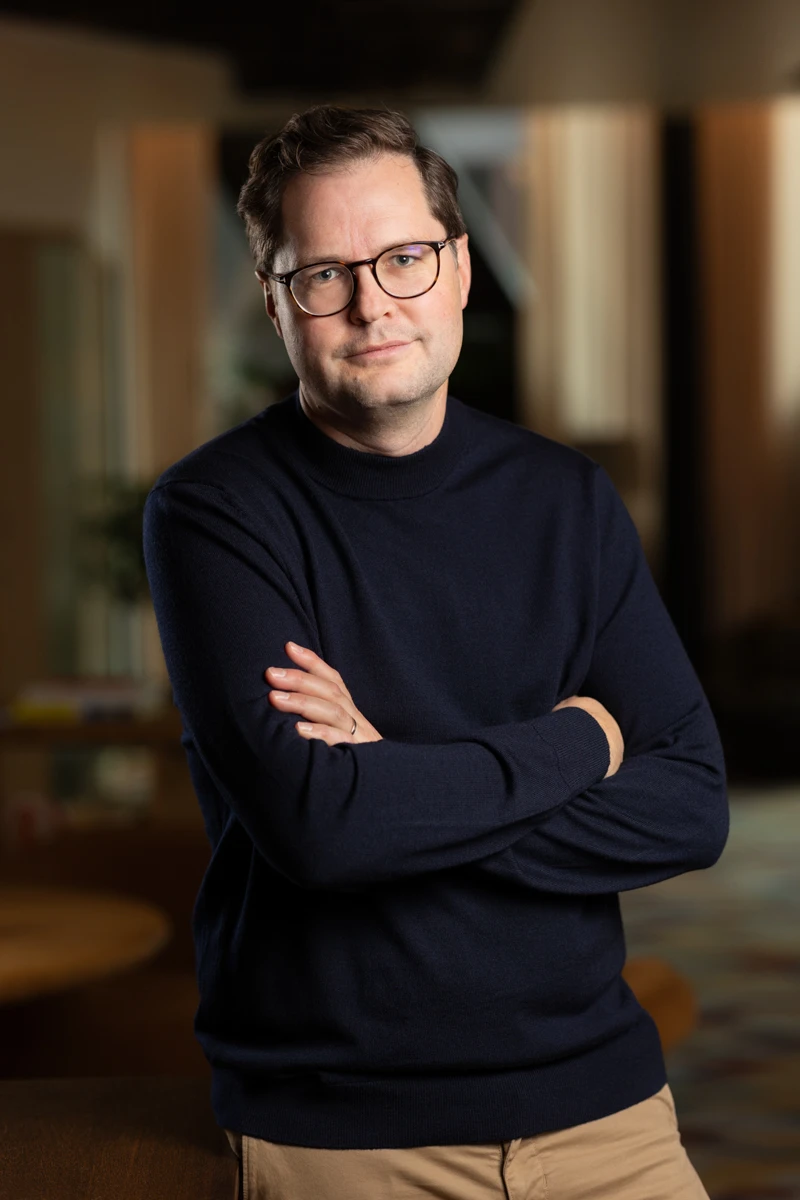 Miljöporträtt av Erik Jivmark - CEO på Sleep Cycle - fotograferat av Almeräng Fotografi